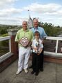 Eddie Waring & Alex Middlebrooke with Geoff Cotton
